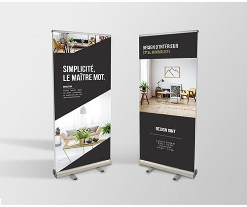 Kakémono Roll-up Aluminium - Impression HD Premium